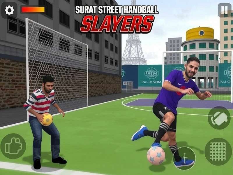 Surat Street Handball Slayers Game Cover - Indian Street Style Mobile Handball Game