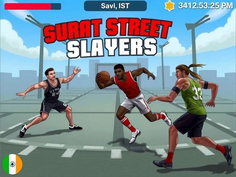 Surat Street Handball Slayers Gameplay Screenshot - Multiplayer Street Match